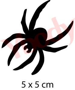 Spinne Tattoo Schablone Halloween