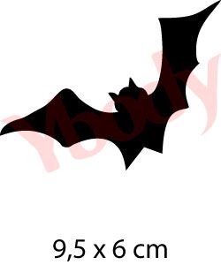 Fledermaus Schablone