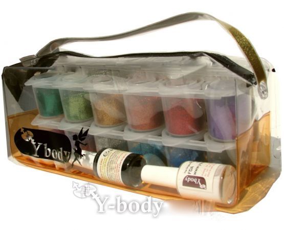 Glitzer Tattoo Free Hand Set