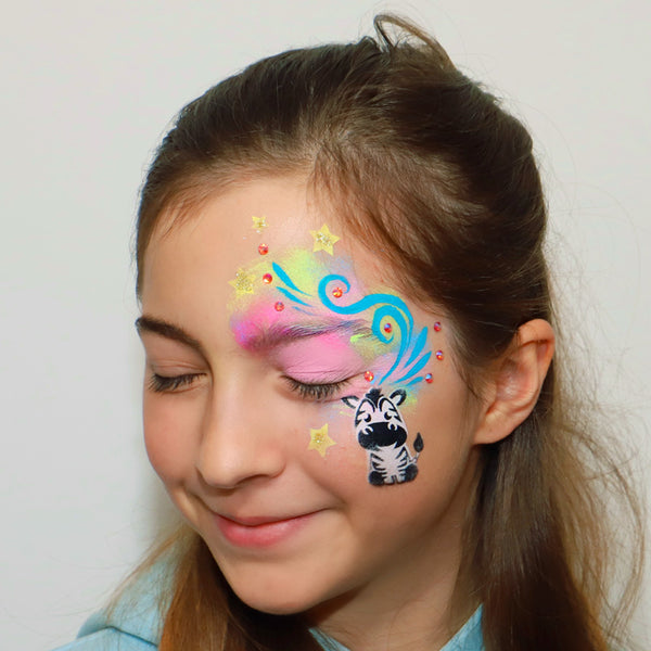 Zebra Schminkschablone – Lieblingspinsel
