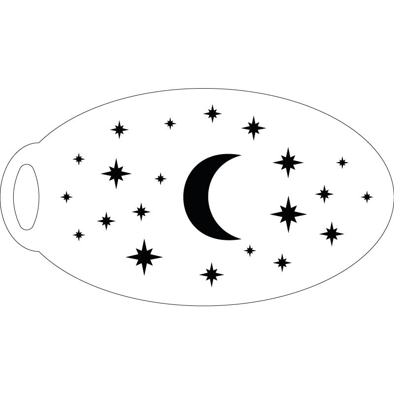 Mond Schminkschablone – Lieblingspinsel