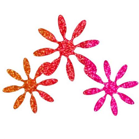 Blumen Glitzertattoo