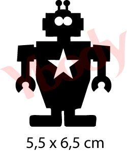 Sternenandroid Schablone