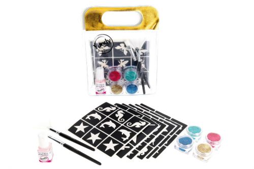 Glitzer Tattoo Set Kinder